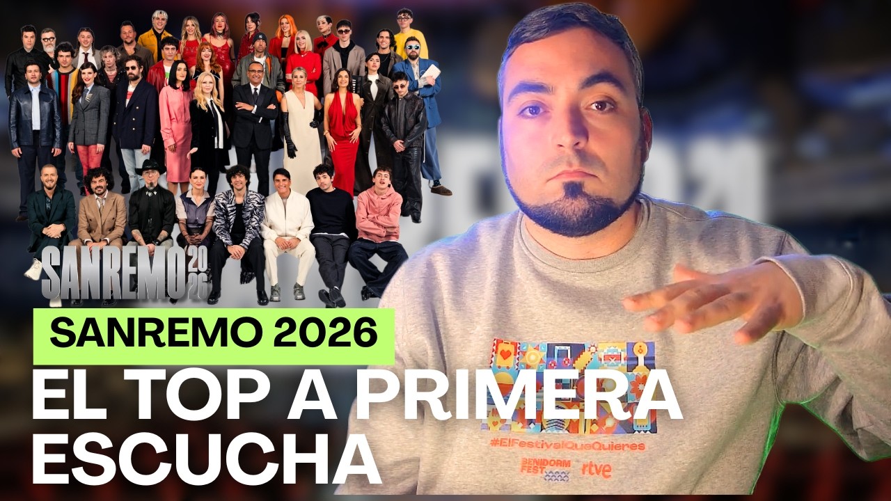 Mi TOP de SANREMO 2026 tras la PRIMERA SERATA