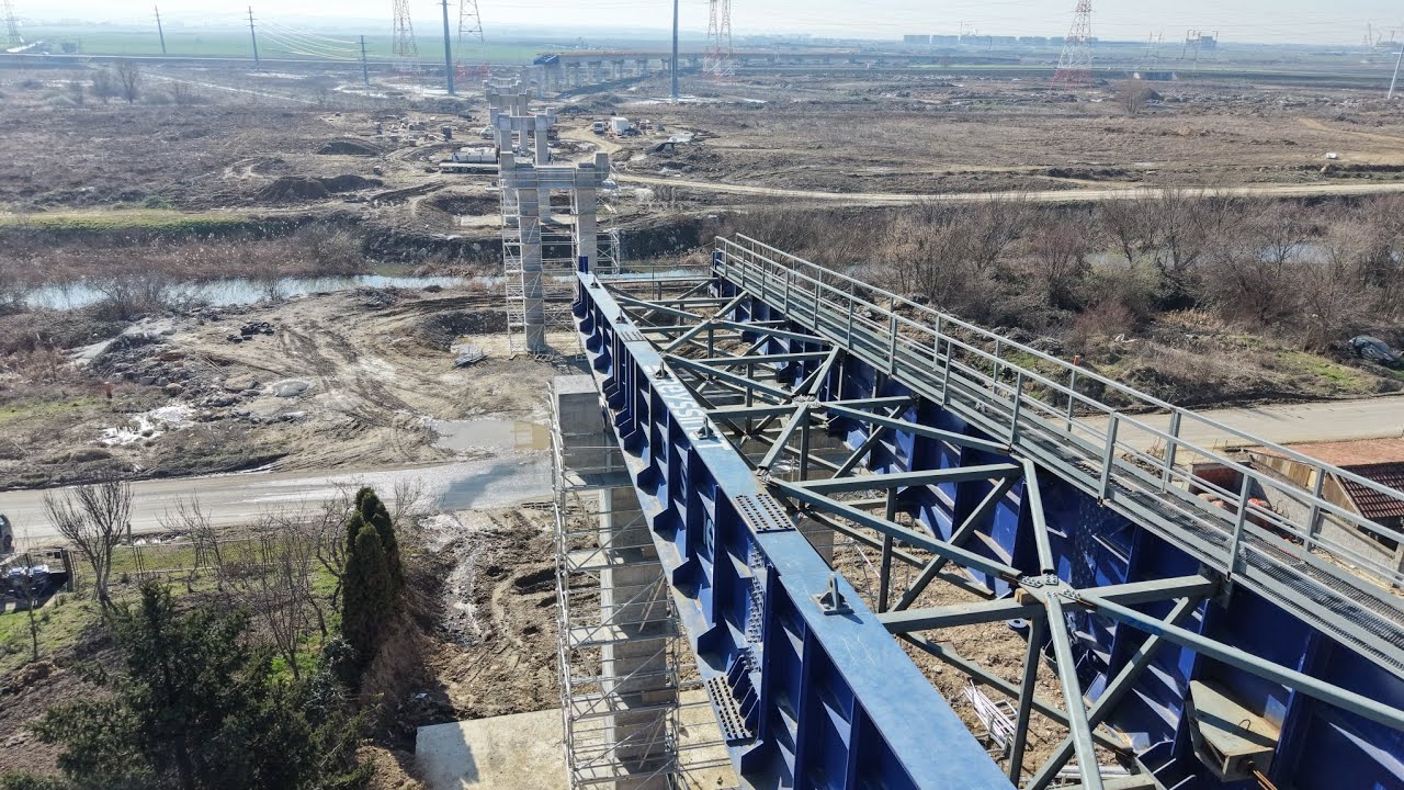Pruga od aerodroma Nikola Tesla do nacionalnog stadiona i EXPO-a - dron video