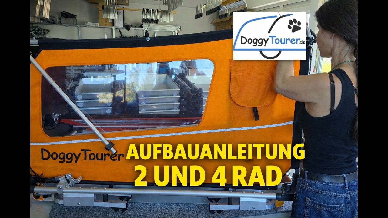 Aufbau des DoggyTourer Beethoven 2 und 4 Rad und dem DoggyTourer Boomer Boomer