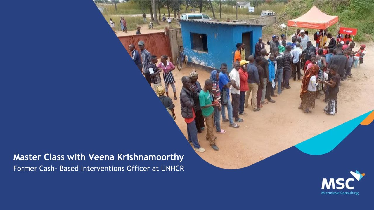 Master Class with Veena Krishnamoorthy: Financial Inclusion for Climate-Induced Displaced Persons