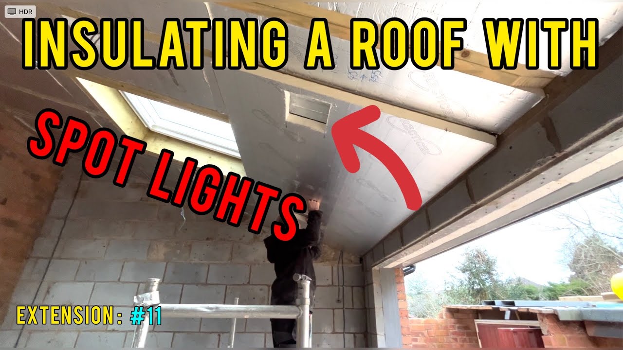 Insulating the Lean to roof on our extension build