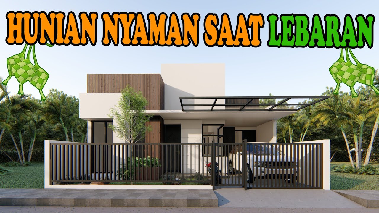 DESAIN RUMAH 8,5X12 , HUNIAN NYAMAN SAAT LEBARAN DESIGN BY ORLEANS STUDIO