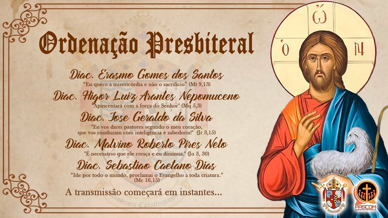 Missa de Ordena&ccedil;&atilde;o Presbiteral | S&atilde;o Domingo das Dores - MG | 08/11/2020