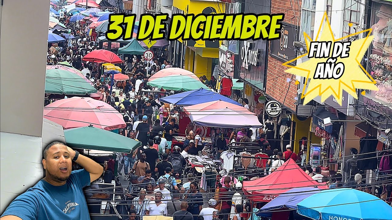 Así es un 31 DE DICIEMBRE en Cali Colombia centro ¡ feliz próspero año nuevo a todos ! 