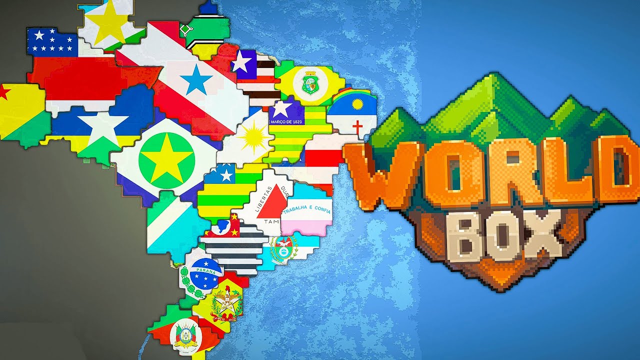 COLOQUEI os ESTADOS do BRASIL para BATALHAR no WORLDBOX