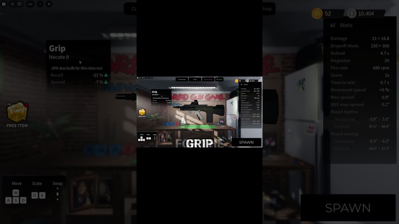 THE BEST LOADOUT IN WEIRD GUN GAME ROBLOX