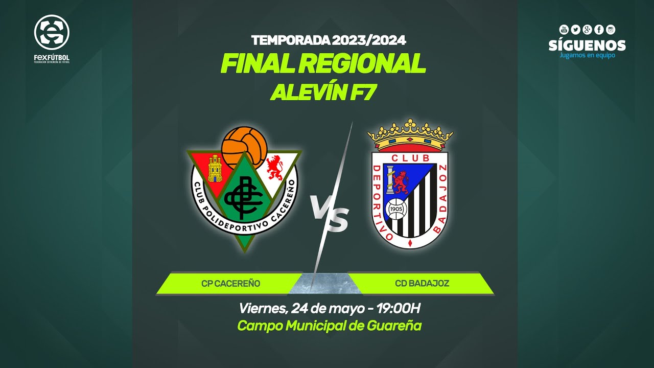 CP Cacereño - CD Badajoz | Final Campeonato de Extremadura Alevín F7 23/24