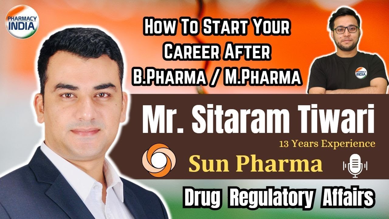 How To Start Your Career After B.Pharma / M.Pharma In Drug Regulatory Affairs | Mr.Sitaram Tiwari