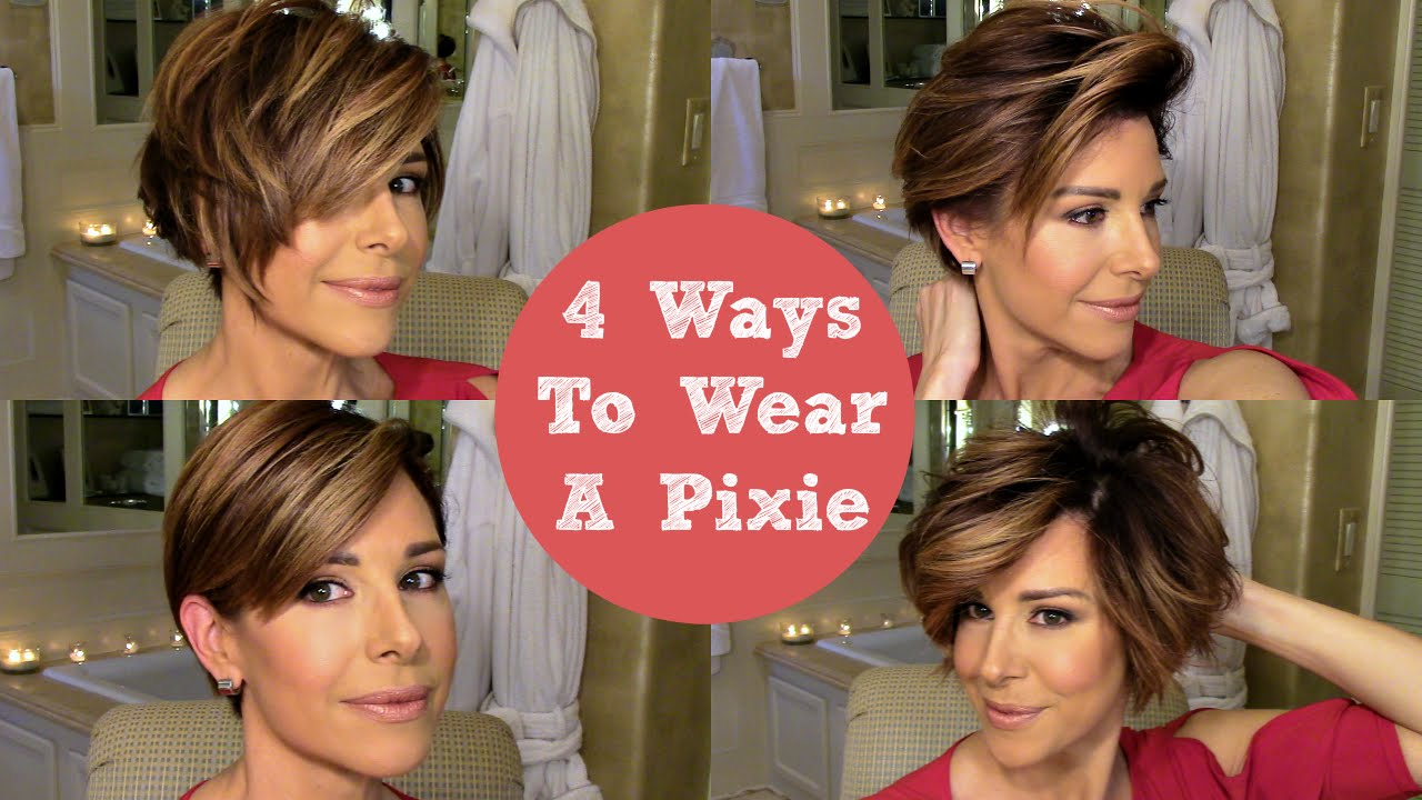 HOW TO STYLE A PIXIE CUT 4 WAYS: Messy, Feminine, Curly Bob & More! | Dominique Sachse
