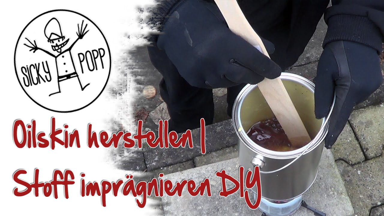 Oilskin herstellen | Stoff imprägnieren | DIY Teil 1