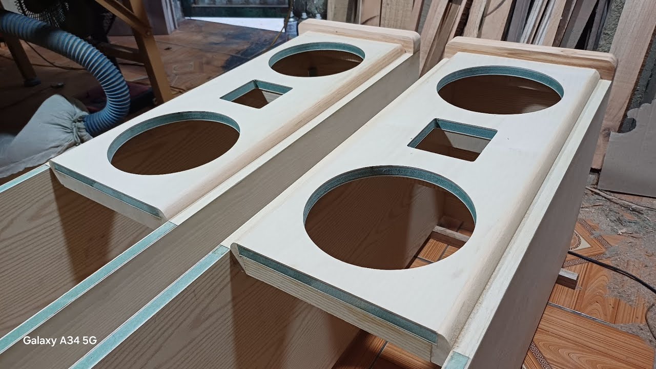 Loa cây jbl mặt cong .cách làm hoàn thiện Curved JBL floor standing speaker. How to make and finish