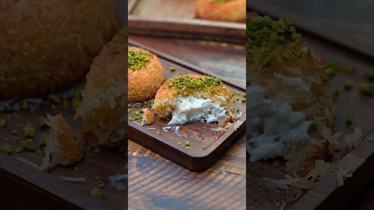 كنافه الفنجان بالقشطع❤️