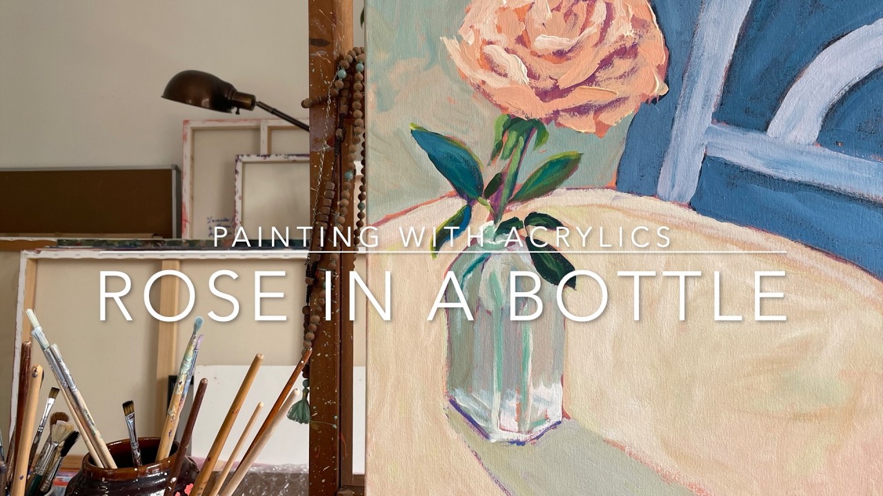 Painting a Rose on a Treasure I Found Buried in My Garden