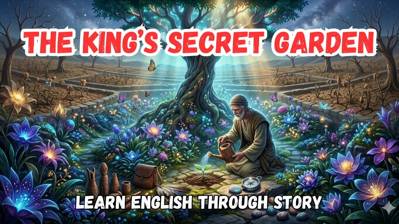 10-Minute English Challenge ⭐️ Episode 3: The King’s Secret Garden || 22 Chapters of Deep Immersion