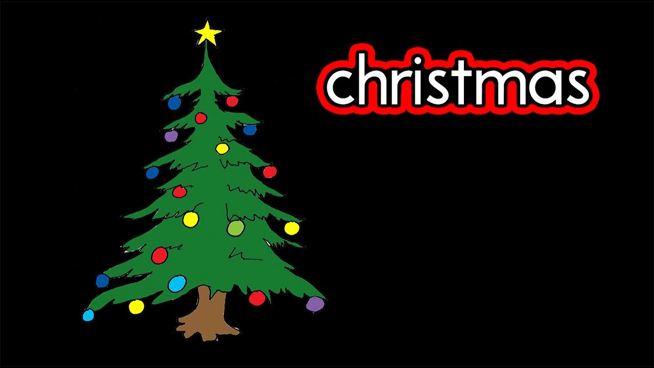 Merry Christmas CVI friendly video for children