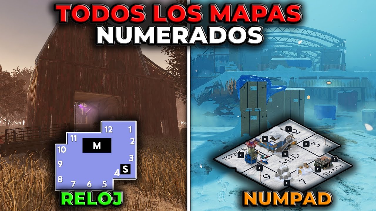 ✅GUIA COMPLETA COMO NUMERAR MAPAS EN DBD | Dead by Daylight