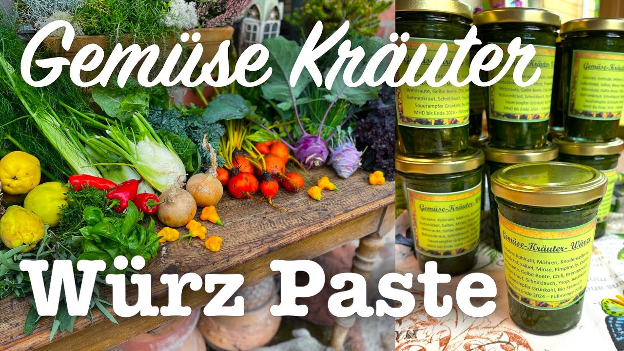 #8🥬 Küchengeheimnis 🥕🌱 Haltbare Kräuter-Gemüse-Würze 🥬 Das beste Gewürz in meiner Küche
