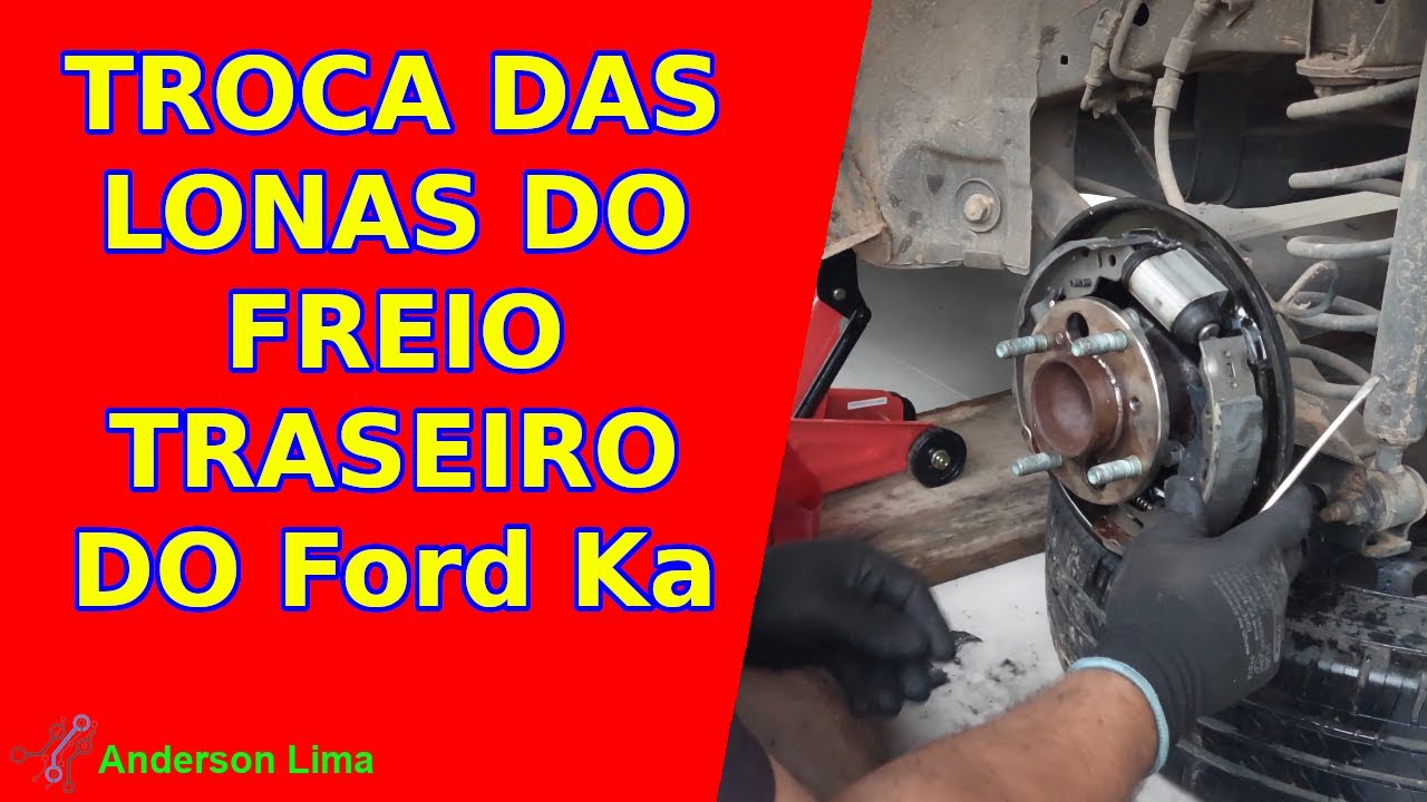 Troca das Lonas de Freio Traseiras de um Ford Ka: Passo a Passo Visual