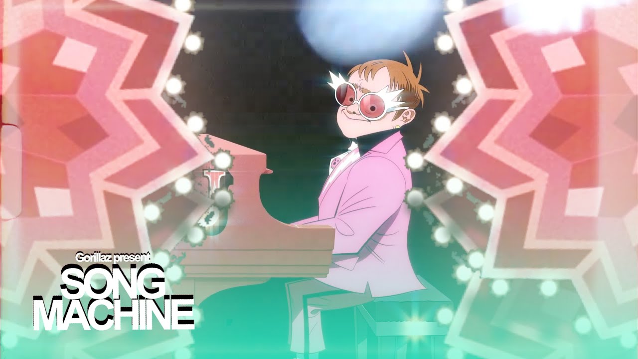 Gorillaz - The Pink Phantom ft. Elton John & 6LACK (Visualizer)