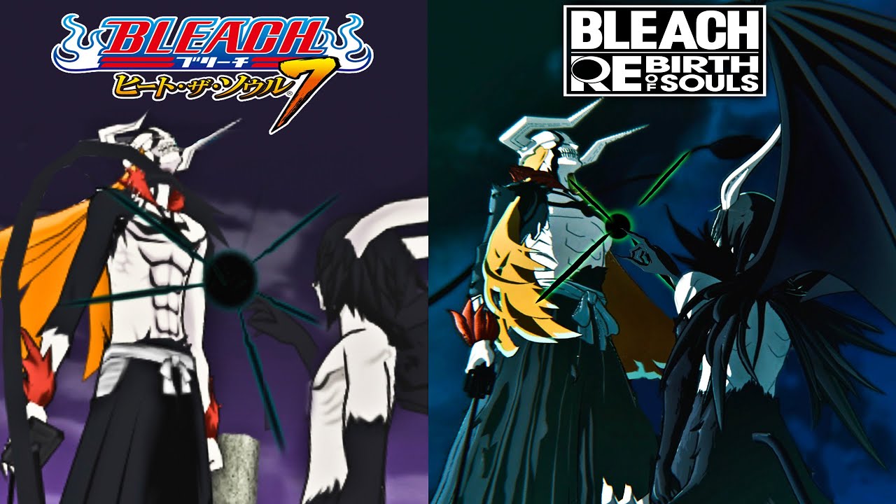 BLEACH Rebirth of Souls VS Bleach Heat The Soul 7 - Ultimate Attacks & Skills Comparison (4K)