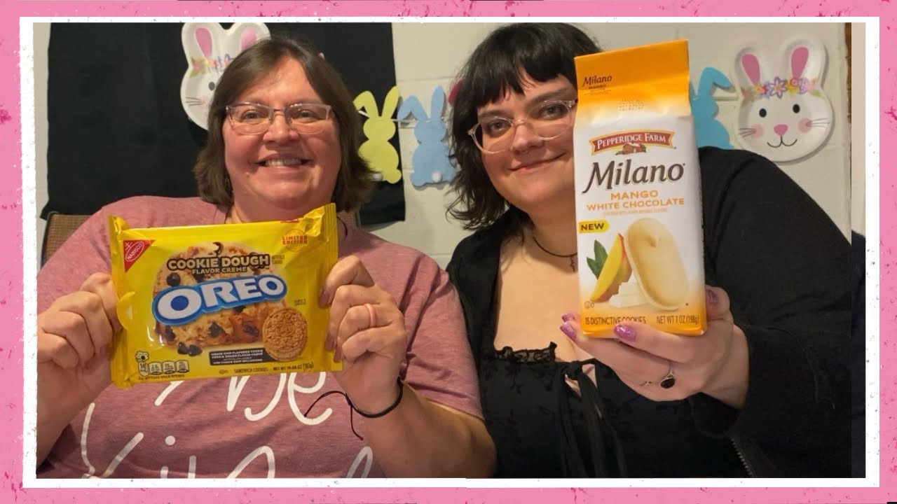 Дегустация и обзор печенья Cookie Dough Oreo + Pepperidge Farm Milano с манго и белым шоколадом!