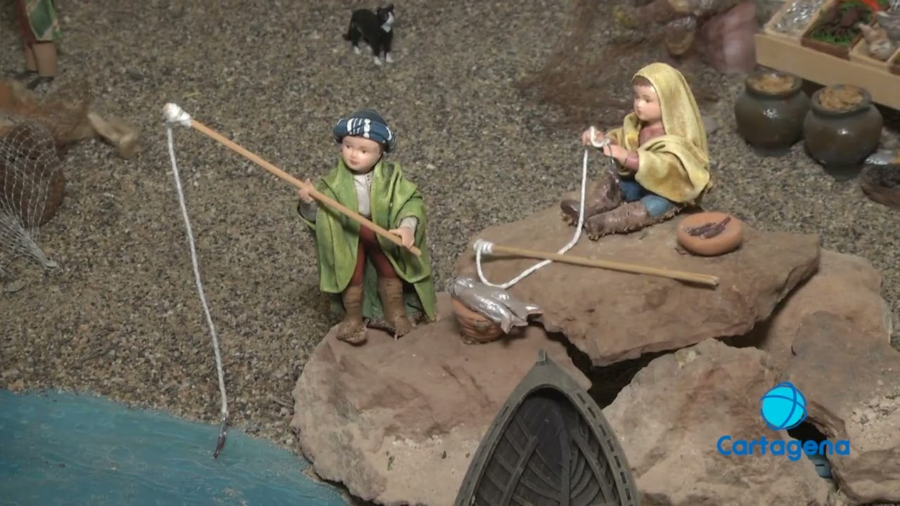 Un Belén de la Pasión de Cristo en Santa Lucía