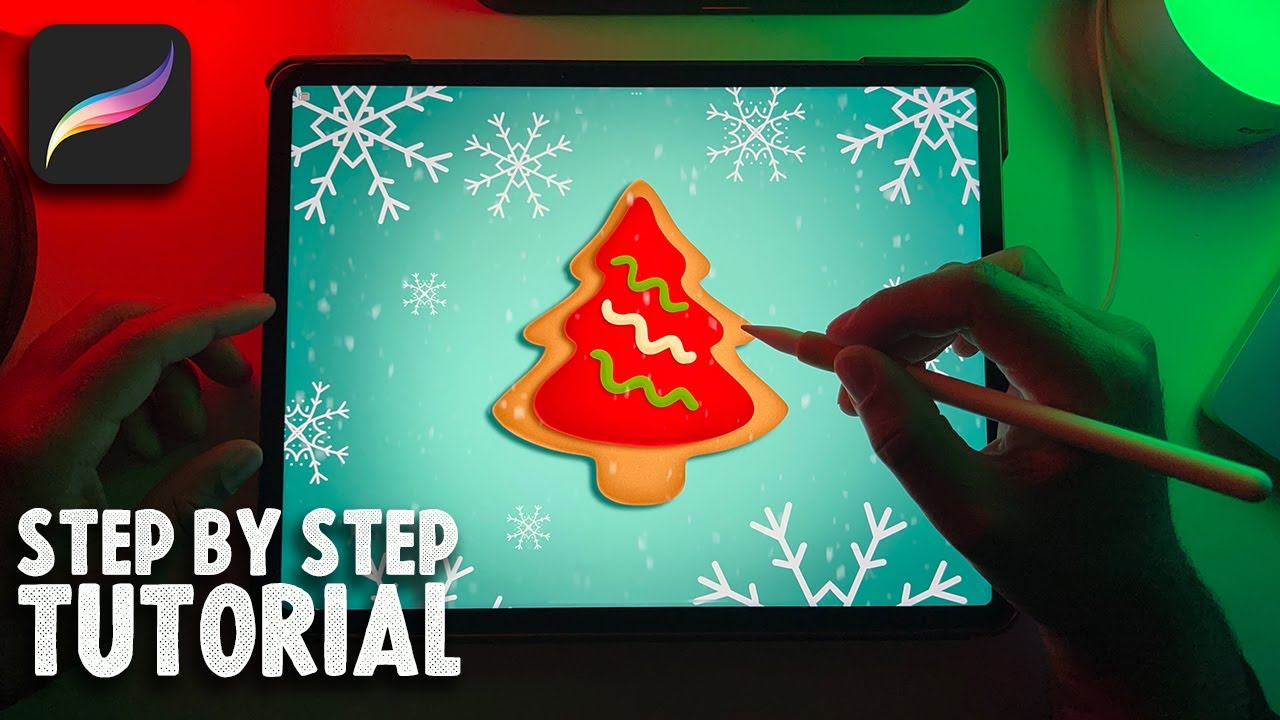 How to make Christmas cookies in Procreate