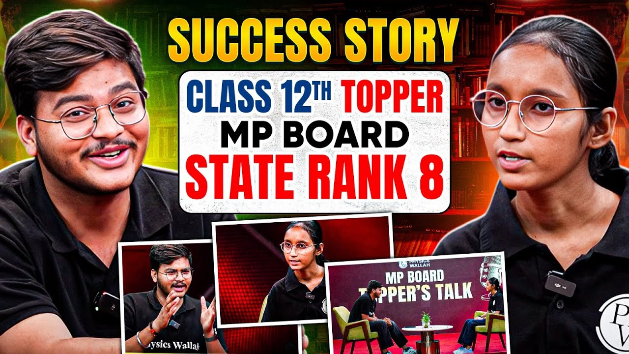 MP Board Class 12th Topper Interview | State Rank 8 🏆– Radha Sahu | MP Board Wallah