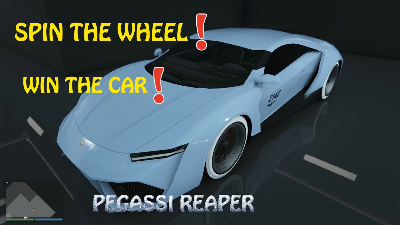 GTA V Spin the Wheel, Won the Car