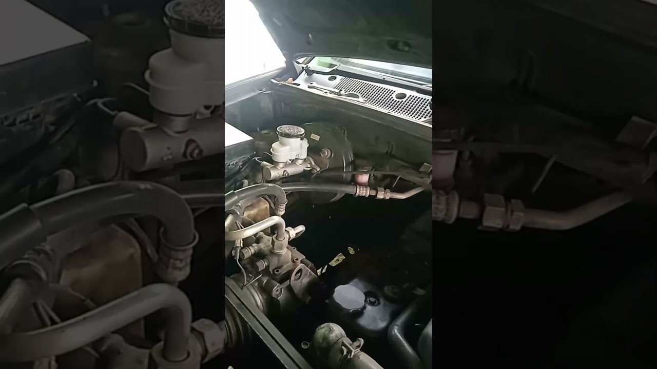 Dismantle the central brAke Of the Isuzu panther
