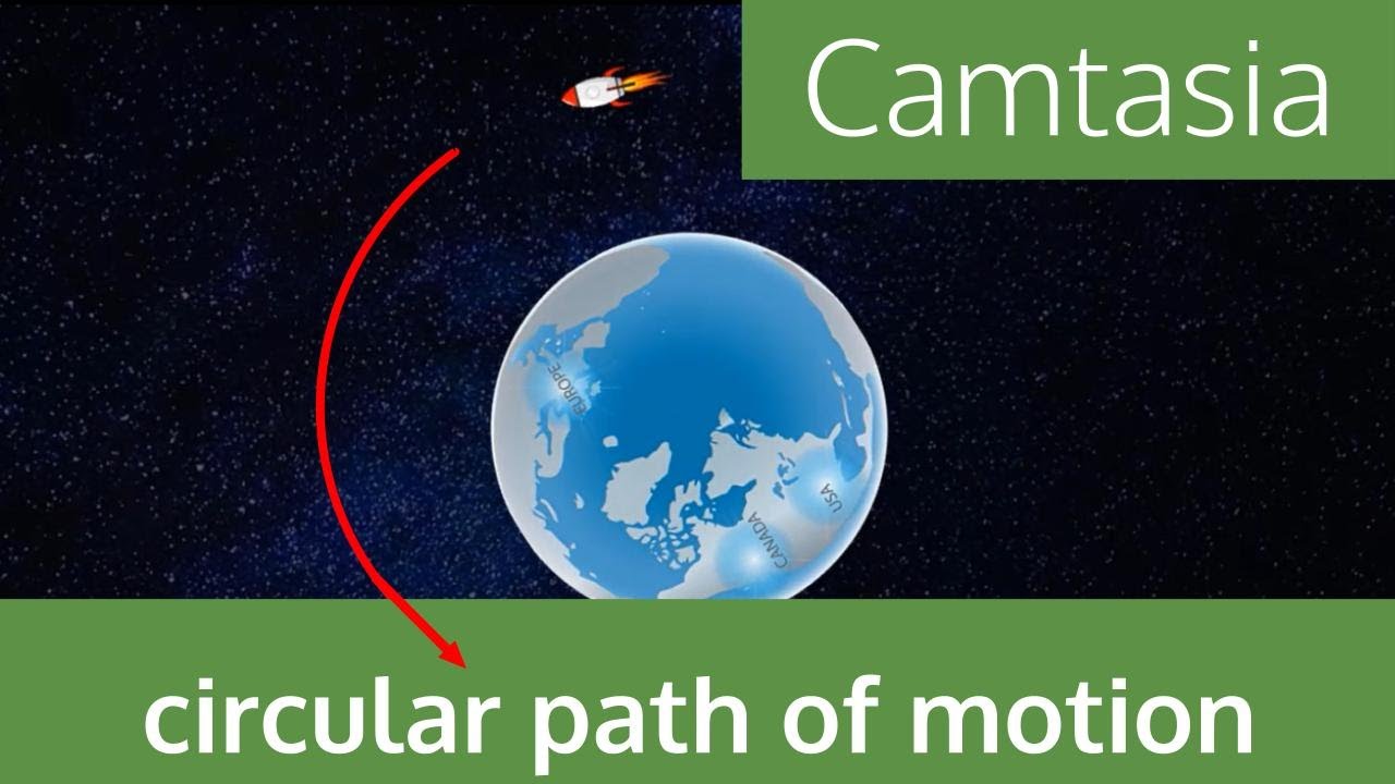 Circular path of object in Camtasia Easy and simple way