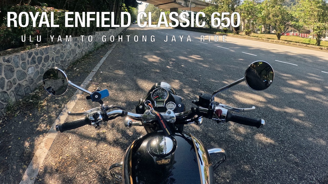 Morning Ride with Royal Enfield Classic 650 ULUYAM TO GOHTONG JAYA | POV | Pure Sound