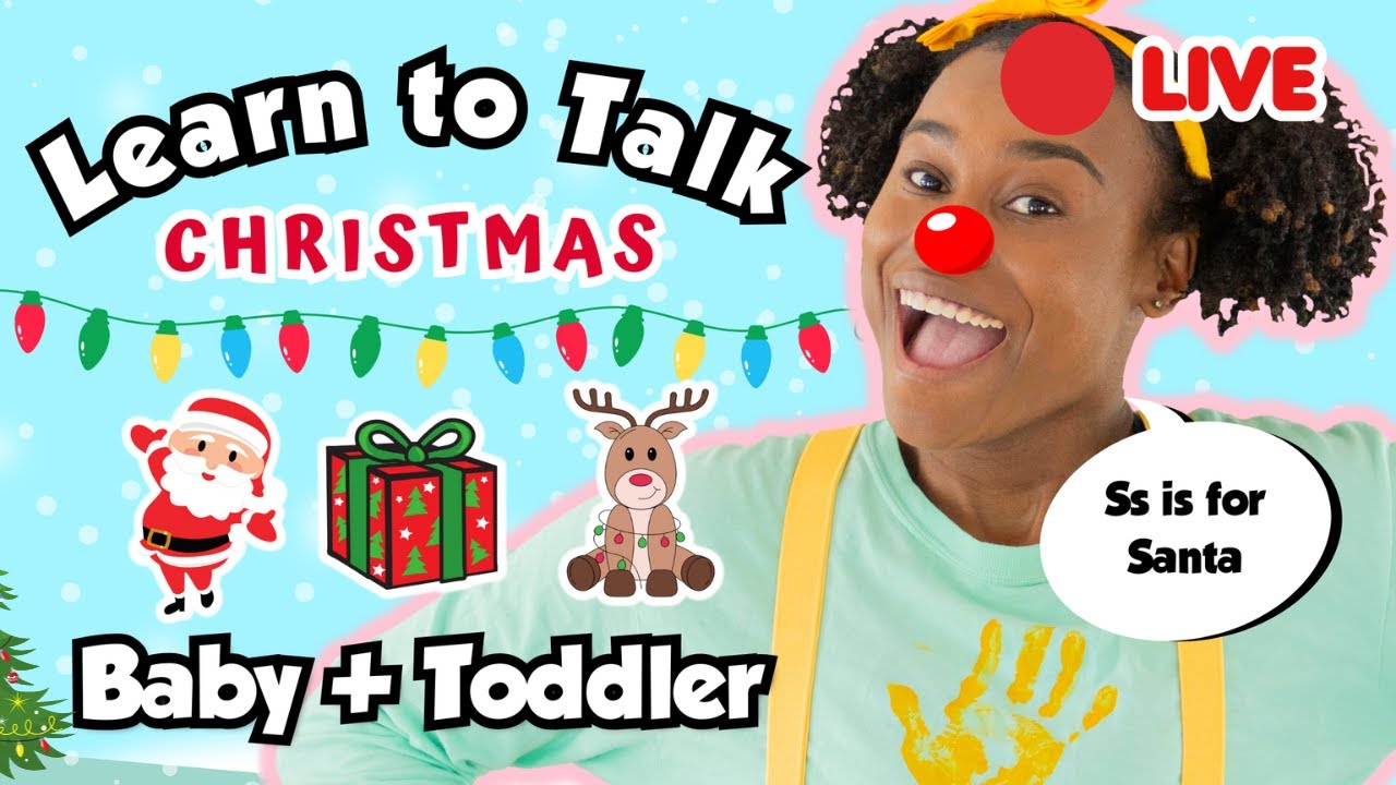 Learn to Talk  - First words, Colors, numbers + Letters - Toddler Learning - Toddler Learning Videos