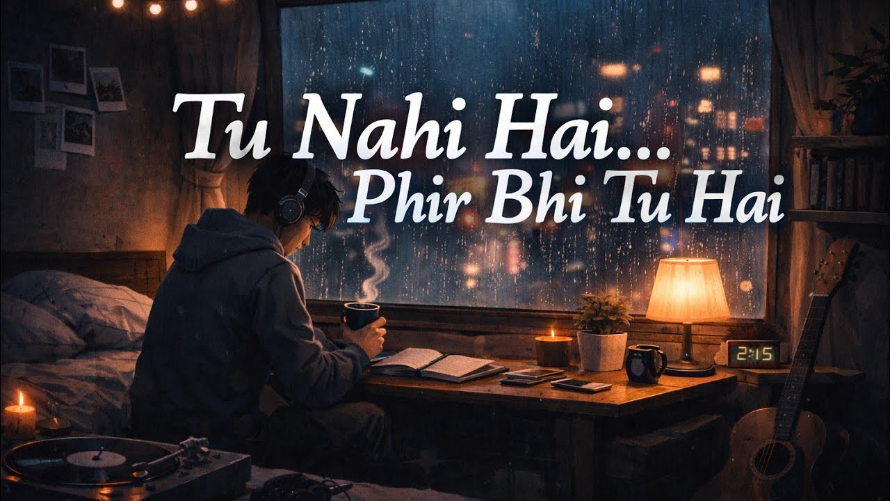 Tu Nahi Hai Phir Bhi Tu Hai🥺💔 – Sad Lofi Hinglish Song | Late Night Feelings
