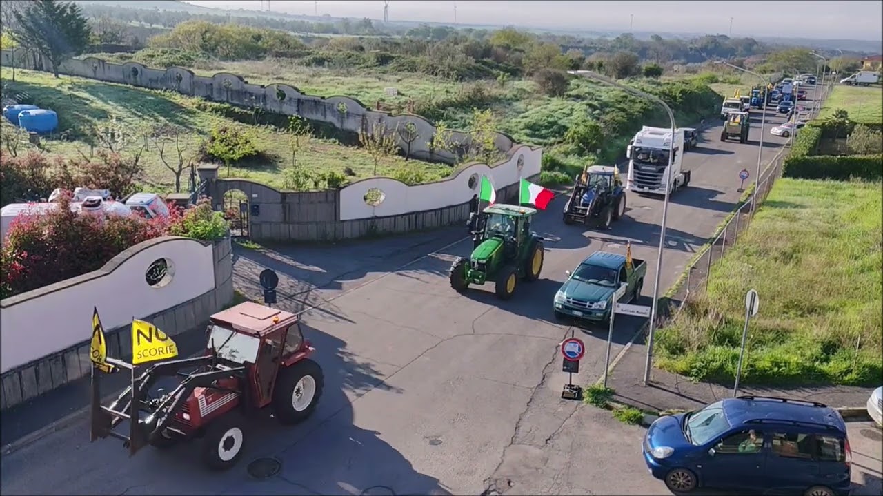 6 Aprile 2025, manifestazione contro il deposito di scorie nucleari a Canino e Vulci