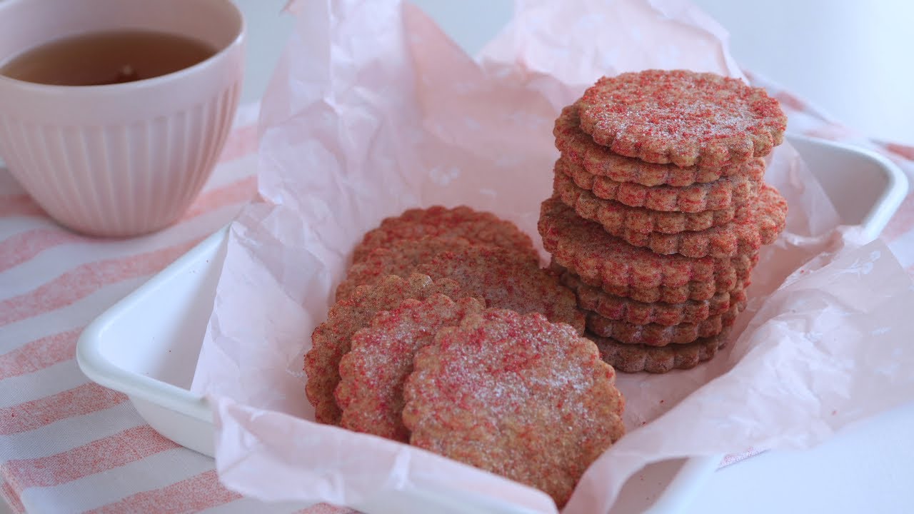 【🍓Easy Strawberry Cookies No Butter】
