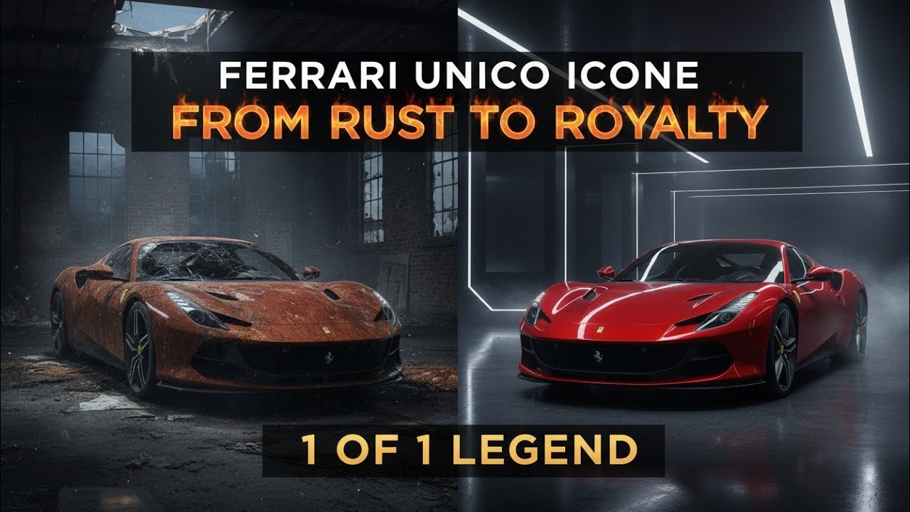 POV Restoration of Ferrari Unico Icone 🏎️ | From Abandoned Scrap to Ultimate Icon