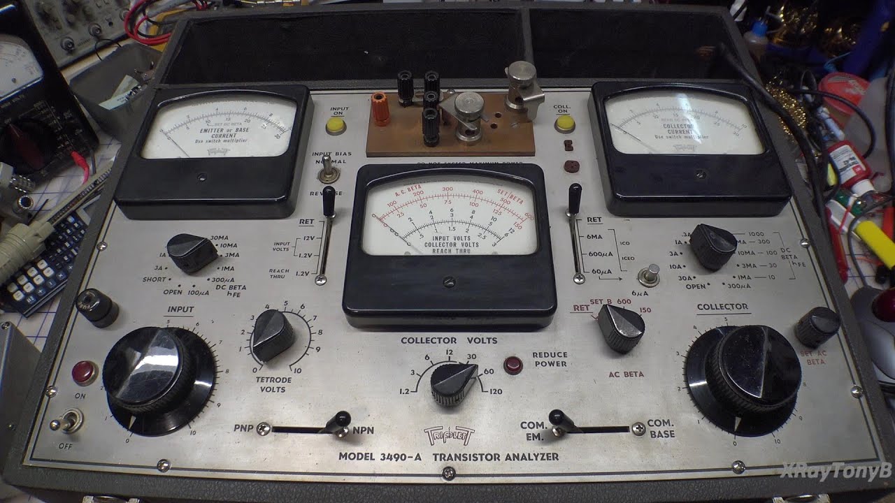 Random Video - Triplett 3490-A Transistor Analyzer Show &Tell