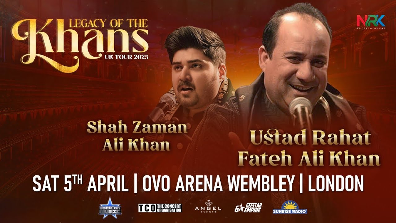 Legacy of the Khans: Rahat Fateh Ali Khan & son Shah Zaman Ali Khan April 2025 London UK