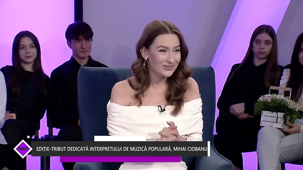 TV Moldova 1 Emisiunea ”Tribute. Aplauze la scena deschisă” cu  Mihai  Ciobanu