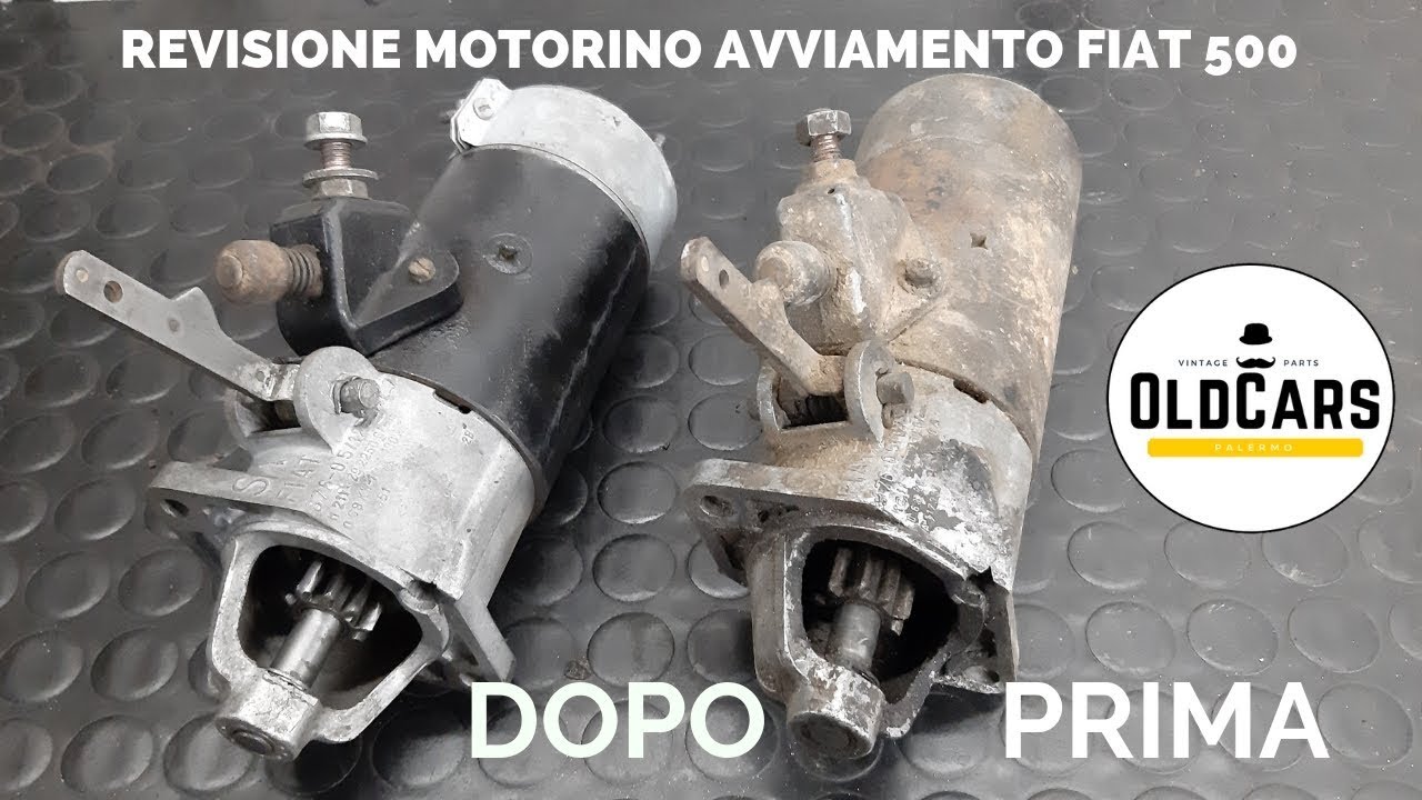 Revisione Motorino avviamento Fiat 500 - 126 epoca - Restauro Totale 🧐