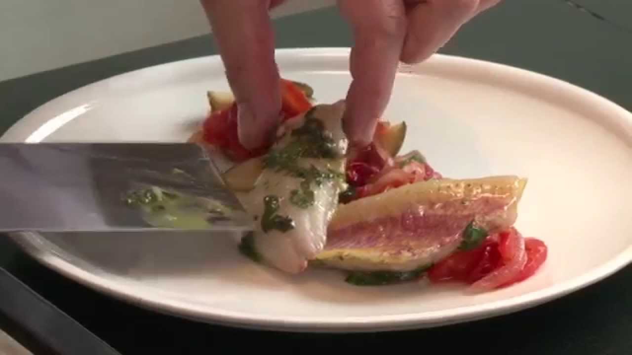 [RECETTES & CONSEILS] Filet de Rouget Sauce Basilic et ses légumes du soleil