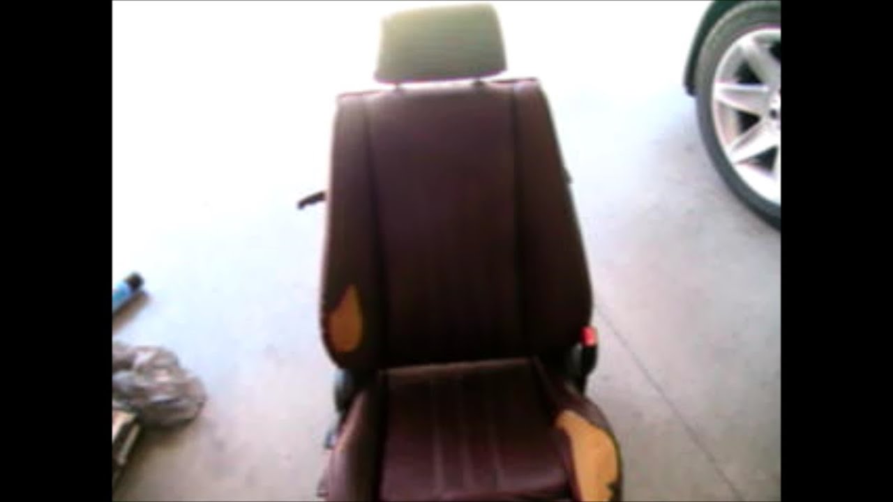 BMW E30 Sport Seat Disassembly
