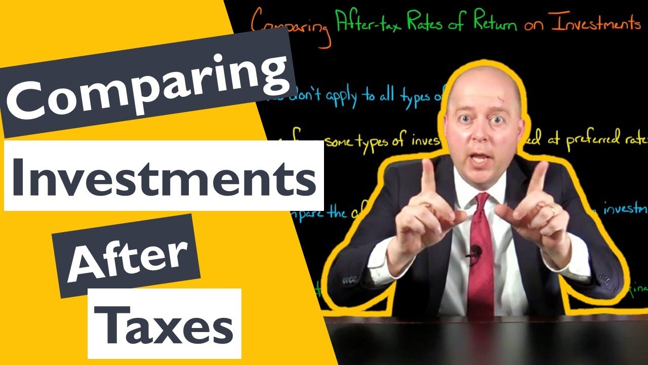 Comparing After-tax Rates of Return on Investments