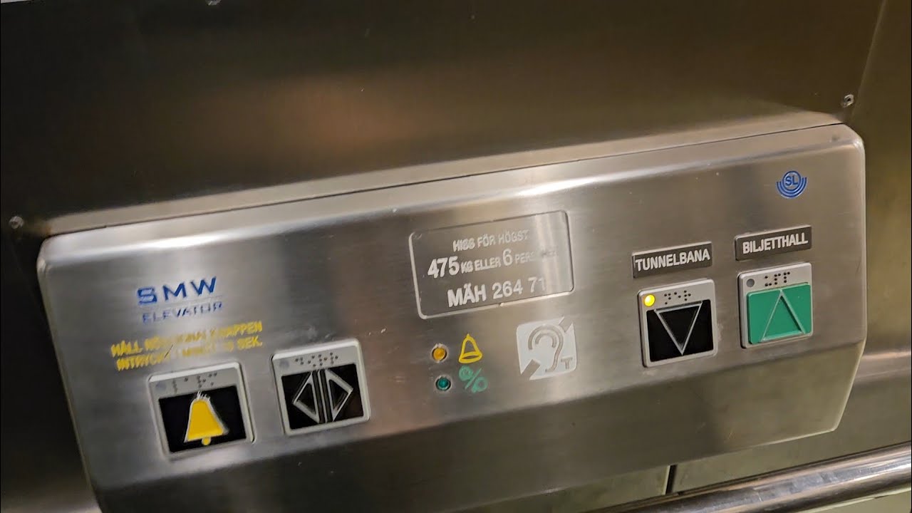 Stockholm Metro Elevators! S01E02: Red Line 13 Aspudden - Sätra