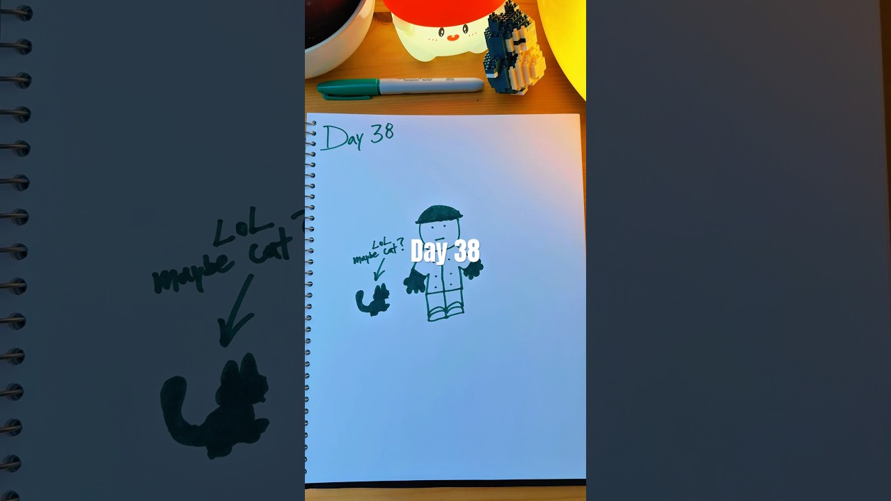 Day 38 of drawing a stick person every day until I hit 1000 subs. @JuanP-e9v #stickman #shorts