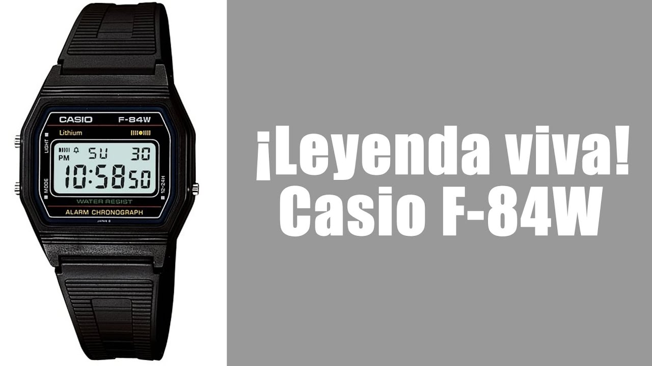 🟡 El reloj CASIO con MÁS HISTORIA, uno de los MÁS EXCLUSIVOS, no necesariamente caro... Casio F-84W