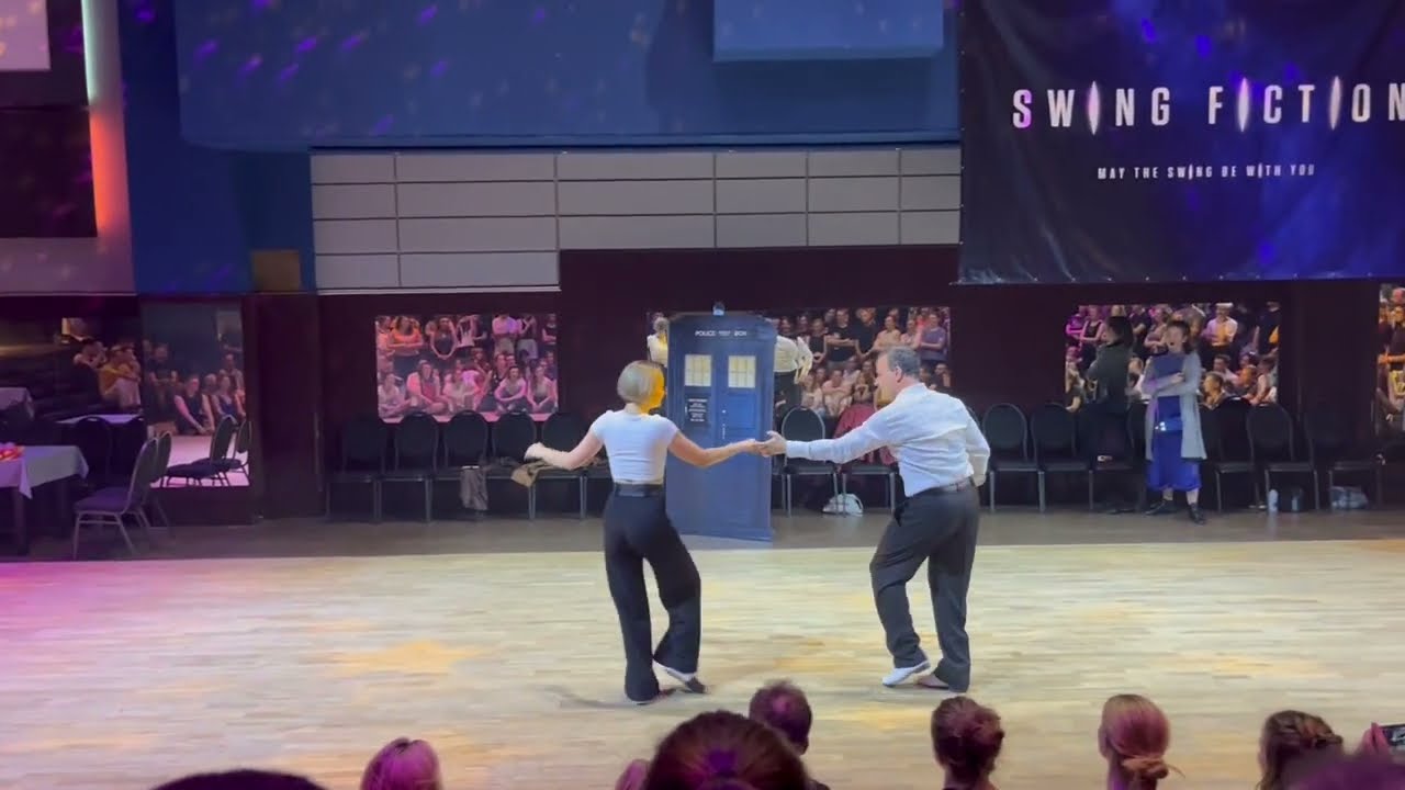 Balásy Ádám & Jóri Rita WestCoastSwing ProShow-Lead & Follow, SwingFiction, Brno 2023