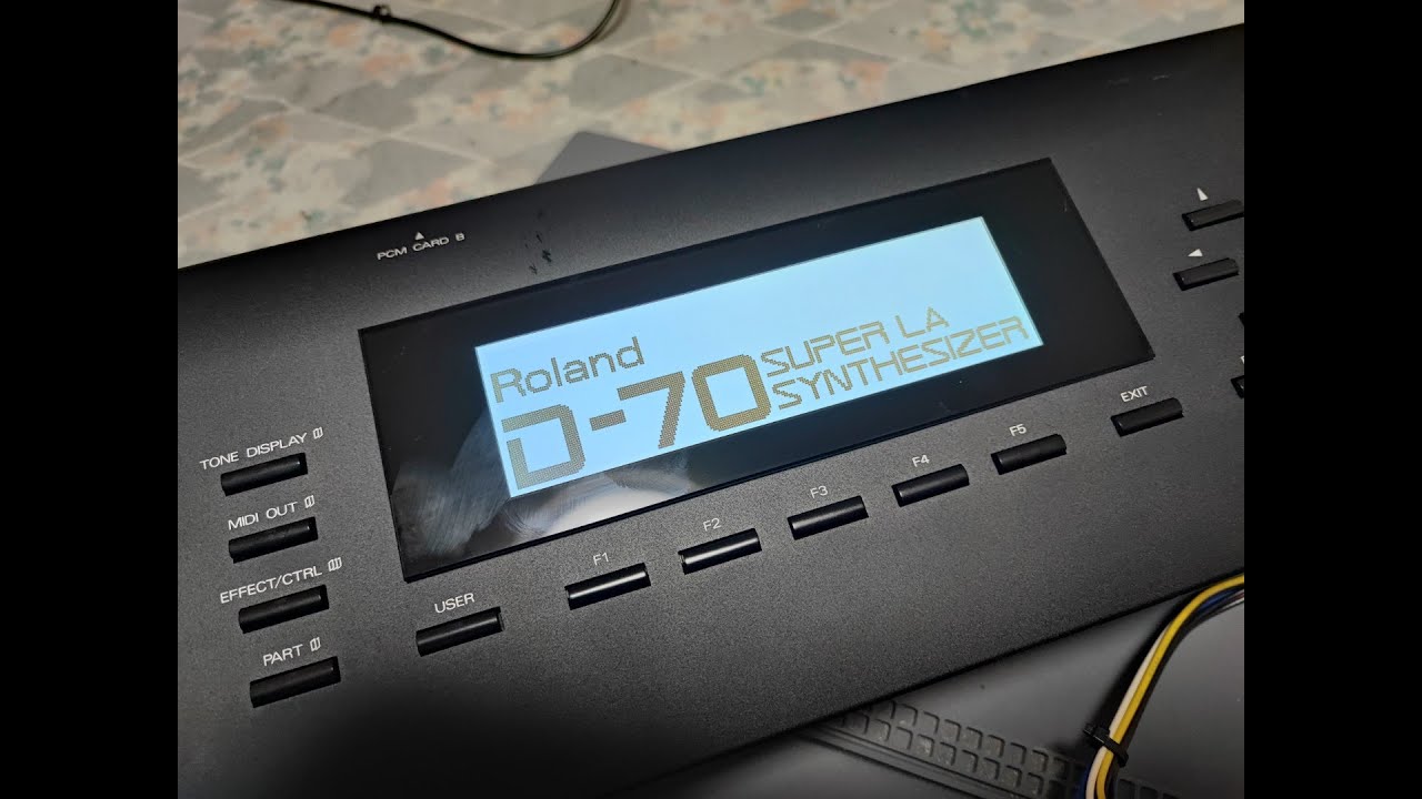 Roland D-70 Demo play. after overhaul.