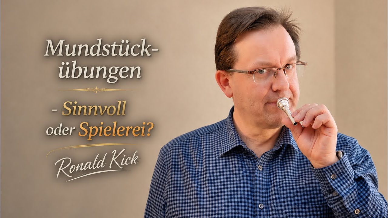 Mundstückübungen für Blechbläser - Spielerei oder sinnvoll